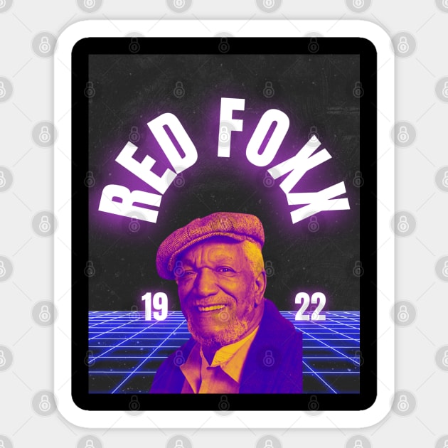 Retro Redd Foxx Sticker by Tiru Store 